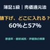 【簿記1級】売価還元法の解き方（原価率・値下げ・棚卸減耗の順番）